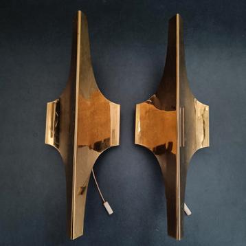 Vintage Space Age messing Doria Leuchten. beschikbaar voor biedingen