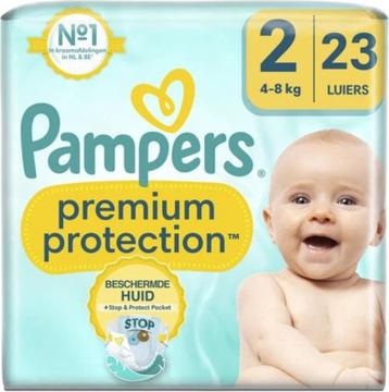 Pampers premium protection 2  / 4 pakken ongeopend