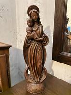 Heiligenbeeld Maria met kind op halve maan, 1950, 52 cm, Enlèvement