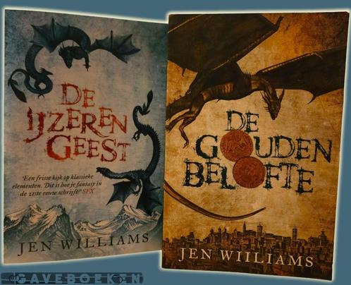 De gouden belofte - Jen Williams - Luitingh Sijthoff - 2x -, Boeken, Fantasy, Gelezen, Ophalen of Verzenden