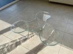 DRAENERT tafel van geblazen glas, Overige vormen, 50 tot 100 cm, Minder dan 50 cm, Glas