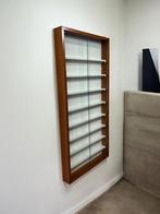 vintage ondiepe hangvitrine / muurkast / etalage, Ophalen of Verzenden