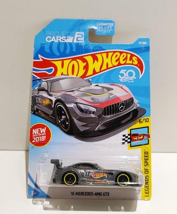 Hot Wheels Mercedes Amg GT3 'Project Cars 2' (2017) beschikbaar voor biedingen