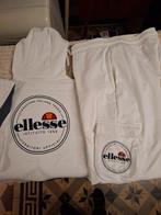 Training sweat à capuche+pantalon+T-shirt ELLESSE, Enlèvement, Porté, Blanc