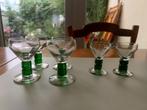 Borrelglaasjes Verrerie Doyen Art Deco jaren 30, Antiek en Kunst, Antiek | Glaswerk en Kristal, Ophalen