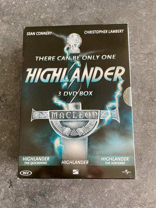 DVD | Highlander 3 DVD Box, Cd's en Dvd's, Dvd's | Actie, Zo goed als nieuw, Actie, Boxset, Vanaf 16 jaar, Verzenden