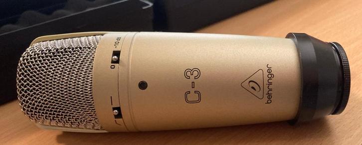 Behringer C-3 Dual-Diaphragm Studio Condenser Microphone, Muziek en Instrumenten, Microfoons, Zo goed als nieuw, Ophalen of Verzenden