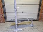 Domyos verstelbare trainingsbank - Goede staat, Sport en Fitness, Ophalen, Gebruikt, Borst, Fitnessbank