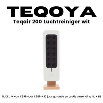 Ionen Luchtreiniger Teqair 200 Wit. GEEN Filters vervangen! beschikbaar voor biedingen