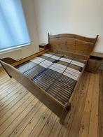 A saisir - Lit Ikea 180cmx200cm et 2 commodes, Brun, Enlèvement, Utilisé, 180 cm