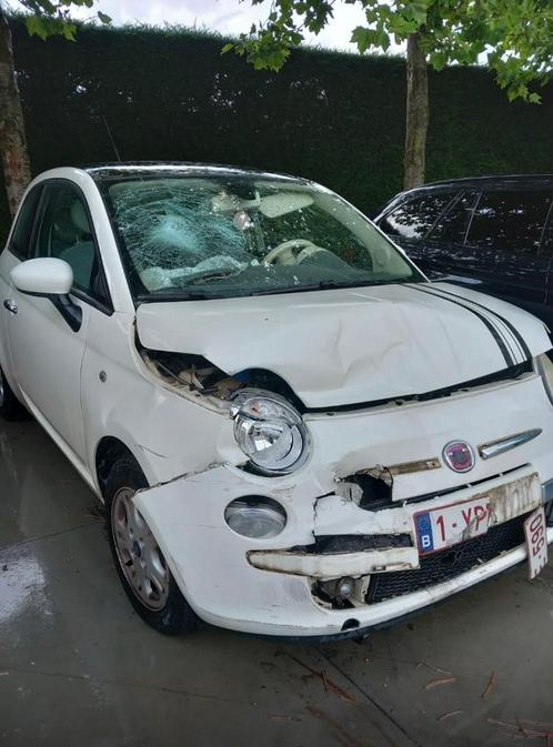 Autowrak te koop, Auto's, Fiat, Particulier, Airbags, Diesel, Overige carrosserie, 2 deurs, Handgeschakeld, Wit, Beige, Stof, Ophalen