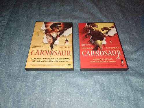 Te koop set van 2 Carnosaur-dvd's, Cd's en Dvd's, Dvd's | Science Fiction en Fantasy, Zo goed als nieuw, Science Fiction, Vanaf 12 jaar