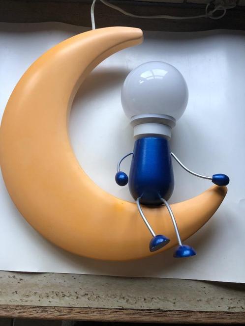 vintage Massive hanglamp Kico Lunardo - mannetje op de maan, Kinderen en Baby's, Kinderkamer | Inrichting en Decoratie, Gebruikt