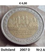 2 Euromunten Duitsland D, Postzegels en Munten, 2 euro, Duitsland, Ophalen of Verzenden, Losse munt