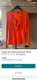 T-Shirts lange mouwen, Kleding | Dames, Blouses en Tunieken, Ophalen, Zo goed als nieuw, Oranje