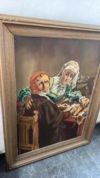Hele mooie oude schilderij op doek, Antiek en Kunst, Ophalen