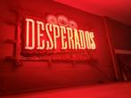 2 lichtreclames Desperados en Mystic bier drank neon, Gebruikt, Ophalen, Lichtbak of (neon) lamp