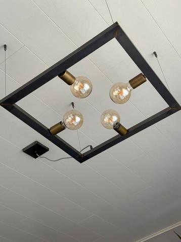 Plafondlamp incl. 4 dimbare lampen beschikbaar voor biedingen
