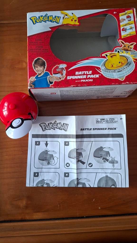 Pokemon Battle spinner pack pikachu, Enlèvement, Comme neuf