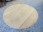 antieke ronde tafel van eikenhout, Ophalen