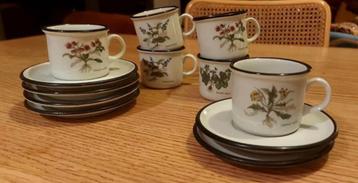 6 Espressokopjes en onderschoteltjes beschikbaar voor biedingen