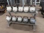 Competitie Kettlebells 8kg t/m 24kg + Opbergrek, Ophalen, Gebruikt, Kettlebell