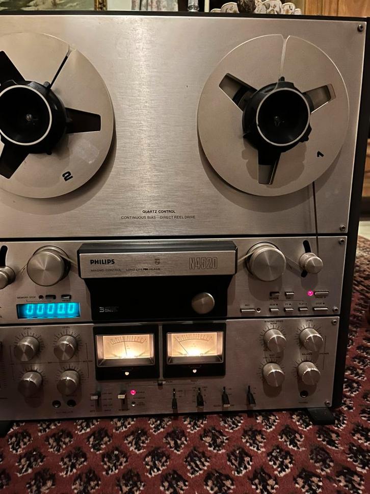 Philips N4520 bandrecorder, Audio, Tv en Foto, Bandrecorder, Met banden, Ophalen