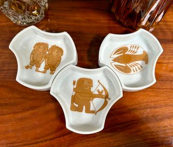 Vintage Schönwald Dishes – Astrologische Tekens – MCM beschikbaar voor biedingen