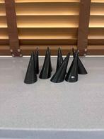 8 zwarte houders om ringen uit te stallen, Handtassen en Accessoires, Overige materialen, Zo goed als nieuw, Zwart, Ophalen