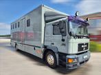 Man 6 paarden plus camper, Auto's, Vrachtwagens, MAN, Bedrijf, Te koop, Handgeschakeld