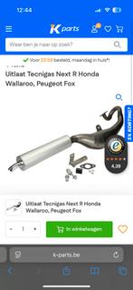 Uitlaat Wallaroo, Fietsen en Brommers, Brommeronderdelen | Algemeen, Ophalen, Zo goed als nieuw, Uitlaat