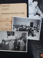 3 photo Congo Belge Léopoldville + vieux papier Belgique, Envoi, 1940 à 1960, Utilisé, Photo