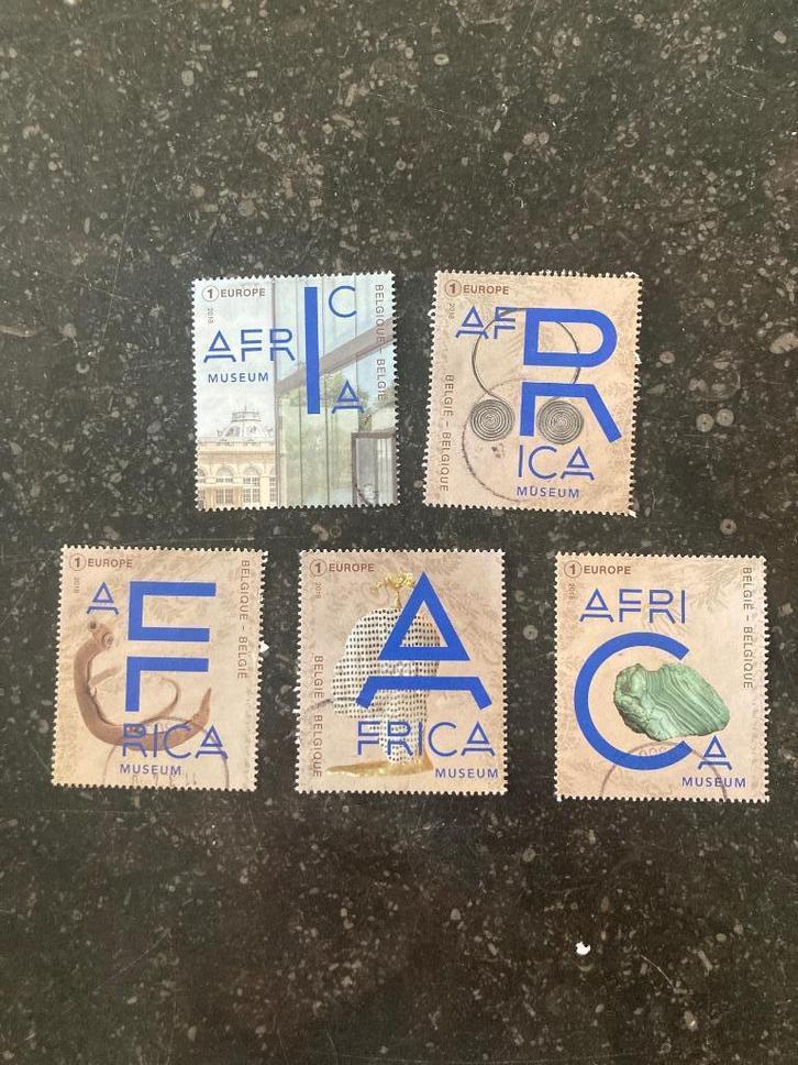 België OBP 4780/84, Postzegels en Munten, Postzegels | Europa | België, Gestempeld, Frankeerzegel, Met stempel, Gestempeld, Ophalen of Verzenden