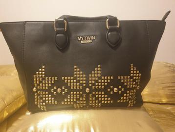 Sac à main Twin Set, Enlèvement ou Envoi, Comme neuf, Noir, Sac à main