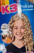 pruik Julia met glitter extensions kinder maat, Ophalen of Verzenden, Nieuw