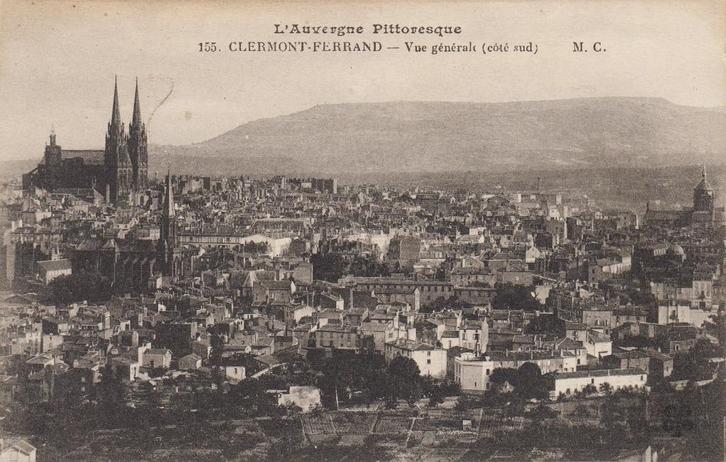 1916 - FRANKRIJK - Clermont-Ferrand: Vue générale, Verzamelen, Postkaarten | Buitenland, Ongelopen, Frankrijk, Voor 1920, Verzenden