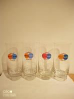 4 verschillende oude bierglazen Extra Blond Moortgat Duvel, Verzamelen, Ophalen of Verzenden, Zo goed als nieuw, Glas of Glazen