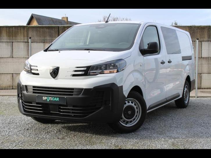 Peugeot Expert 5PL Double Cab -CAMERA-VLOER-WANDEN-TREKHAAK, Autos, Peugeot, Expert Combi, Airbags, Bluetooth, Ordinateur de bord