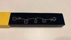 Zilveren armbandje met bedeltjes, lengte 13,5 cm, Handtassen en Accessoires, Armbanden, Ophalen of Verzenden, Zo goed als nieuw