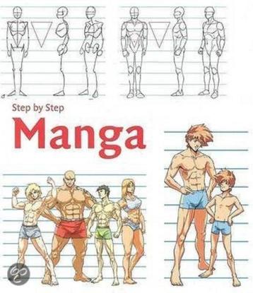 boek manga step by step  beschikbaar voor biedingen
