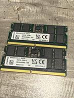 2x 16GB DDR5 5600MHz kingston nieuw, Computers en Software, Ophalen, Zo goed als nieuw, DDR5, Laptop