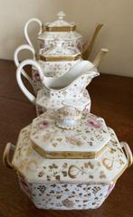 19de eeuws Parijse theepotten(2), melkkan en suikerpot, Antiek en Kunst, Curiosa en Brocante, Ophalen