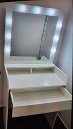 Make-up tafel  wit met verschillende verlichting, Huis en Inrichting, Ophalen