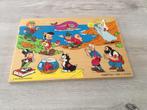 Walt Disney Pinocchio houten puzzle (9 stuks), Kinderen en Baby's, Speelgoed | Kinderpuzzels, Minder dan 10 stukjes, Gebruikt