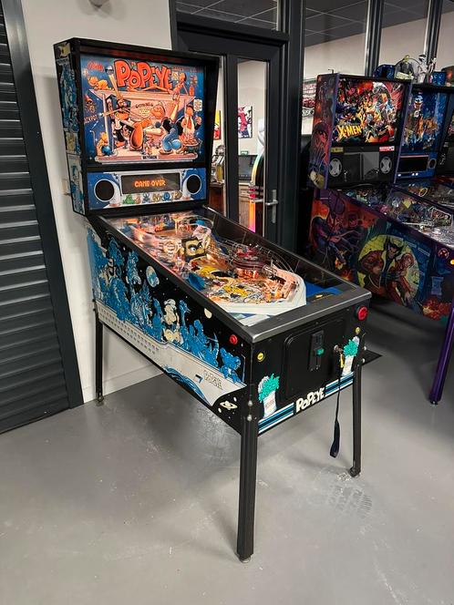 Flipperkast Bally Popeye Saves The Earth Widebody Pinball, Verzamelen, Automaten | Flipperkasten, Gebruikt, Dot-matrix, Flipperkast
