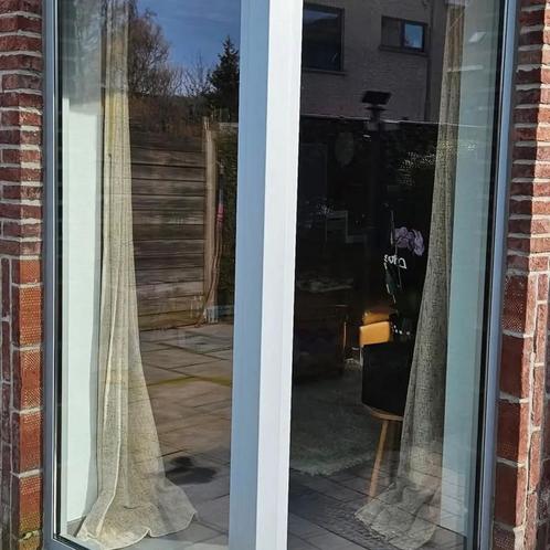Aluminium Zilver Mat structuur Ramen, Doe-het-zelf en Bouw, Raamkozijnen en Schuifdeuren, Zo goed als nieuw, Raamkozijn, Aluminium
