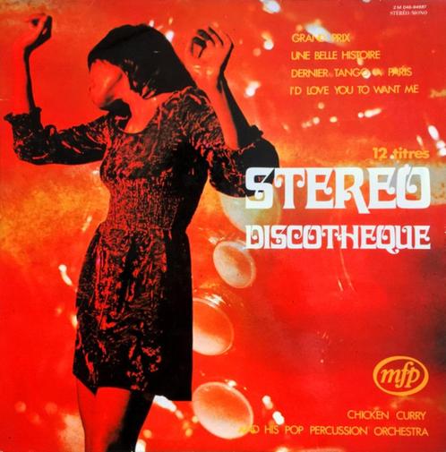 Chicken Curry & His Pop Percussion Orch. - Stereo Discothequ, CD & DVD, Vinyles | Dance & House, Utilisé, Jazz-Dance et Acid Jazz