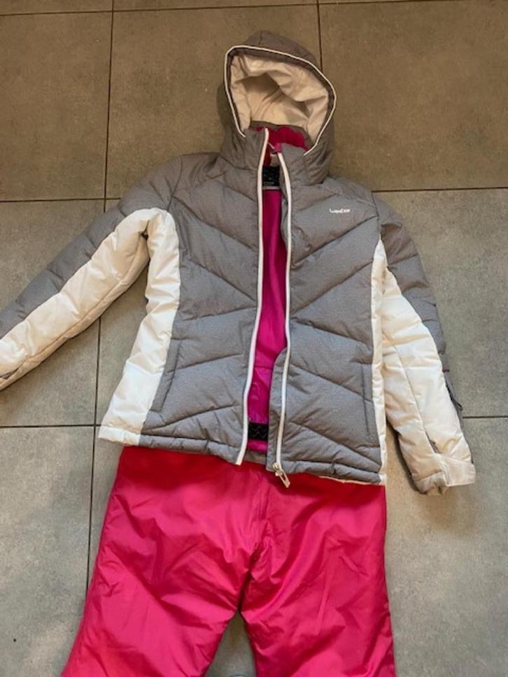 toffe skijas en bijpassende skibroek maat 12 jaar NIEUWSTAAT, Sport en Fitness, Skiën en Langlaufen, Zo goed als nieuw, Kleding