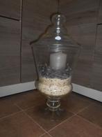 Prachtige glazen stolp-vaas op voet, Huis en Inrichting, Woonaccessoires | Stolpen, Ophalen, Zo goed als nieuw