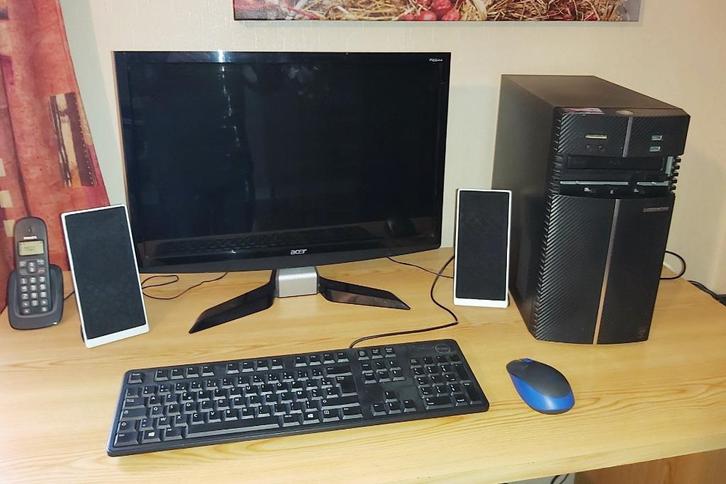 Scherm: 22-inch Acer-model P224 Wa, Computers en Software, Monitoren, Gebruikt, Ophalen of Verzenden